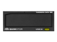 Overland-Tandberg RDX QuikStor - Lecteur de disque - cartouche RDX - SuperSpeed USB 3.0 - interne - 3.5" - noir 8785-RDX