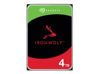 Seagate IronWolf ST4000VN006 - Disque dur - 4 To - interne - SATA 6Gb/s - 5400 tours/min - mémoire tampon : 256 Mo - avec 3 ans de Seagate Rescue Data Recovery ST4000VN006