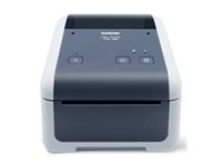 Brother TD-4210D - Imprimante d'étiquettes - thermique direct - Rouleau (11,8 cm) - 203 dpi - jusqu'à 127 mm/sec - USB 2.0, série - gris, blanc TD4210DXX1