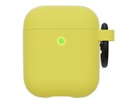OtterBox - Étui pour boîtier de chargement des écouteurs sans fil - polycarbonate, caoutchouc synthétique - lemondrop (jaune) - pour Apple AirPods (1ère génération, 2e génération) 77-83774