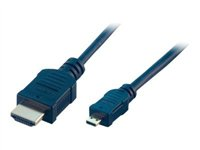 MCL MC386 - Câble HDMI - HDMI mâle pour 19 pin micro HDMI Type D mâle - 2 m MC386-2M