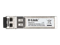 D-Link DEM 431XT - Module transmetteur SFP+ - 10GbE - 10GBase-SR - jusqu'à 300 m - 850 nm DEM-431XT/10