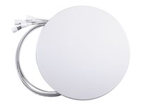 Cisco Meraki - Antenne - panneau - Wi-Fi - 2.9 dBi, 3,7 dBi (pour 5 GHz) - omni-directionnel - montable au plafond, montage sur perche, mural - pour Cisco Meraki MR42E MA-ANT-3-D5