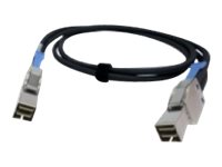 QNAP CAB-SAS10M-8644 - Câble externe SAS - SAS 12Gbit/s - 36 pin 4x Mini SAS HD (SFF-8644) (M) pour 36 pin 4x Mini SAS HD (SFF-8644) (M) - 1 m - noir - pour QNAP QXP-1620S-B3616W CAB-SAS10M-8644
