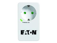 Eaton Protection Box 1 DIN - Protection contre les surtensions - CA 220-250 V - 4000 Watt - connecteurs de sortie : 1 - blanc PB1D