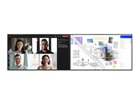 NEC 65" Dual Collaboration Room System - Kit de vidéo-conférence - avec NEC MultiSync M651 IGB non tactile 40001571