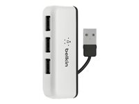 Belkin Travel - Concentrateur (hub) - 4 x USB 2.0 - Ordinateur de bureau F4U021BT