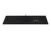 CHERRY KC 6000 SLIM - Clavier - USB - Anglais - commutateur : CHERRY SX - noir JK-1600EU-2