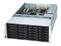 Supermicro SC847 E16-R1400LPB - Montable sur rack 4U - ATX étendu - SATA/SAS - hot-swap 1400 Watt - noir CSE-847E16-R1400LPB