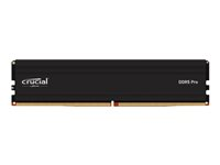 Crucial Pro - DDR5 - module - 24 Go - DIMM 288 broches faible encombrement - 5600 MHz / PC5-44800 - CL46 - 1.1 V - mémoire sans tampon - on-die ECC - noir mat CP24G56C46U5