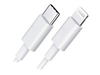 DLH - Câble Lightning - 24 pin USB-C mâle pour Lightning mâle - 2 m - blanc DY-TU4464W