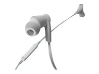 Belkin ROCKSTAR - Écouteurs avec micro - intra-auriculaire - filaire - Lightning - isolation acoustique - blanc - pour Apple 10.5-inch iPad Pro; iPad mini 4; iPhone 7, 7 Plus, 8, 8 Plus, X, XR, XS, XS Max G3H0001BTWHT