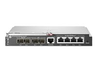 HPE 6125G Ethernet Blade Switch - Commutateur - Géré - 4 x 10/100/1000 + 2 x Gigabit SFP + 2 x Gigabit SFP / 10 Gigabit SFP+ - Module enfichable - pour ProLiant c3000 658247-B21