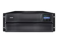 APC Smart-UPS X 3000 Rack/Tour LCD - Onduleur (montable sur rack / externe) - CA 120 V - 2700 Watt - 3000 VA - RS-232, USB - connecteurs de sortie : 10 - 4U - Canada, Etats-Unis - noir - pour P/N: SCL500RM1UC, SCL500RM1UNC, SMTL1000RM2UC, SMTL750RM2UC, SMX2000LVUS, SMX3000HVTUS SMX3000LV