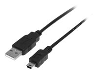 StarTech.com Câble USB 2.0 A vers Mini B de 2 m - Cordon USB A vers USB Mini B - M/M - Câble USB - USB (M) pour mini USB type B (M) - USB 2.0 - 2 m - noir USB2HABM2M