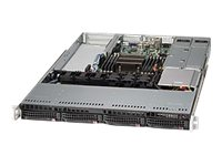 Supermicro SC819 TQ-R700WB - Montable sur rack - 1U - SATA/SAS - hot-swap 750 Watt - noir CSE-819TQ-R700WB