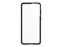 OtterBox React Series - ProPack Packaging - coque de protection pour téléphone portable - cristal noir - pour Samsung Galaxy S21+ 5G 77-81576