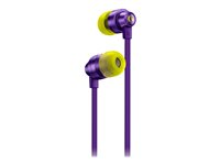 Logitech G G333 - Écouteurs avec micro - intra-auriculaire - filaire - jack 3,5mm - violet - pour Oculus Quest 2 (256 GB), Quest 2 (64 GB) 981-000936
