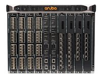 HPE Aruba 8400 8-slot Chassis - Commutateur - 32 x 10 Gigabit Ethernet + 6 x 40 Gigabit / 100 Gigabit QSFP28 - Montable sur rack - avec 2x 8400X FabricModules, 1x Management Module, 1x 32-port 10G Module, 1x 6-port 40/100G Module JL376A#ABB