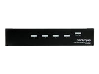 StarTech.com Répartiteur vidéo et amplificateur de signal HDMI haute vitesse à 4 ports avec audio - Répartiteur video - 4 x HDMI + 4 x audio - de bureau - pour P/N: SVA12M2NEUA, SVA12M5NA ST124HDMI2