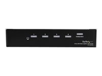 StarTech.com Repartiteur video 4 ports DVI avec audio - Répartiteur vidéo/audio - 4 x DVI + 4 x audio - de bureau - pour P/N: SVA12M2NEUA, SVA12M5NA ST124DVIA