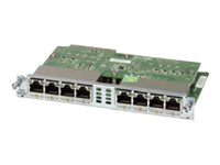 Cisco Gigabit EtherSwitch EHWIC - Commutateur - Géré - 8 x 10/100/1000 - Module enfichable EHWIC-D-8ESG=