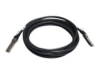 HPE X240 Direct Attach Copper Cable - Câble réseau - QSFP+ pour QSFP+ - 5 m - pour Apollo 4200, 4200 Gen10; Edgeline e920; FlexFabric 12900E 36, 12XXX; ProLiant e910t 2U JG328A