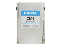 KIOXIA CM6-R Series KCM61RUL960G - SSD - Enterprise, Read Intensive - 960 Go - interne - 2.5" - U.3 PCIe 4.0 (NVMe) KCM61RUL960G