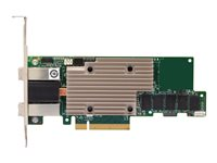 Lenovo ThinkSystem 930-8e - Contrôleur de stockage (RAID) - 8 Canal - SATA / SAS 12Gb/s - RAID RAID 0, 1, 5, 6, 10, 50, JBOD, 60 - PCIe 3.0 x8 - pour ThinkSystem SR250; SR645; SR650 V2; SR665; SR670 V2; SR850 V2; ST250; ST50; ST650 V2 7Y37A01087