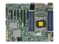 SUPERMICRO X10SRH-CLN4F - Carte-mère - ATX - Socket LGA2011-v3 - C612 - USB 3.0 - 4 x Gigabit LAN - carte graphique embarquée - pour SC732 i-500B; SC743 T-665B; SC823 TQ-653LPB; SC833 T-653B; SC842 TQ-665B, TQ-865B MBD-X10SRH-CLN4F-O