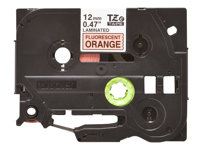 Brother TZe-B31 - Noir sur orange fluorescent - Rouleau (1,2 cm x 5 m) 1 cassette(s) ruban laminé - pour Brother PT-D210, D600, H110; P-Touch PT-1005, 1010, D450, D800, H110, P300, P900, P950 TZEB31