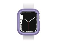 OtterBox EXO EDGE - Pare-chocs pour montre intelligente - polycarbonate, TPE - réinitialisation du violet - pour Apple Watch (45 mm) 77-87553