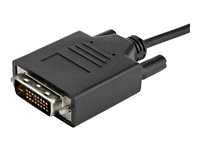 StarTech.com USB-C to DVI Cable - 6 ft / 2m - 1080p - 1920x1200 - USB-C DVI Monitor Cable - USB C Cable - Computer Monitor Cable (CDP2DVIMM2MB) - Câble USB / DVI - 24 pin USB-C (M) pour DVI-D (M) - Thunderbolt 3 / USB 3.1 - 2 m - support 1920 x 1200 (WUXGA) - noir - pour P/N: TB4CDOCK CDP2DVIMM2MB