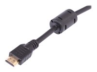 Uniformatic - Câble HDMI avec Ethernet - HDMI mâle pour HDMI mâle - 15 m - noir - support 4K 12436