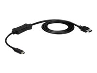StarTech.com Câble adaptateur USB-C vers eSATA de 1 m - USB 3.0 (5 Gbps) - USB Type-C vers disque dur ou SSD eSATA - Contrôleur de stockage - SATA 6Gb/s - USB 3.0 - noir USB3C2ESAT3