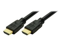 DLH DY-TU3564B - Câble HDMI avec Ethernet - HDMI mâle pour HDMI mâle - 3 m - noir - support 4K DY-TU3564B