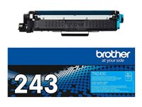 Brother TN243C - Cyan - original - cartouche de toner - pour Brother DCP-L3510, L3517, L3550, HL-L3210, L3230, L3270, MFC-L3710, L3730, L3750, L3770 TN243C