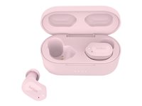 Belkin SoundForm Play - Écouteurs sans fil avec micro - intra-auriculaire - Bluetooth - Suppresseur de bruit actif - rose AUC005BTPK