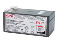 Cartouche de batterie de rechange APC #47 - Batterie d'onduleur - 1 x batterie - Acide de plomb - 3200 mAh - noir - pour P/N: BE325, BE325-CN, BE325-FR, BE325-GR, BE325-IT, BE325-LM, BE325R, BE325R-CN, BE325-UK RBC47