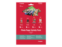 Canon Variety Pack VP-101 - 20 feuille(s) kit papier photo - pour PIXMA MG2550, MG3550, MG3650, MG5750, MG5751, MG6450, MG6850, MG7150, MG7750, MG7751 0775B079