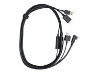 Wacom X-Shape Cable - Câble vidéo / audio / données / alimentation - USB, HDMI mâle pour alimentation, connecteur de numérisation - pour One DTC133 ACK44506Z