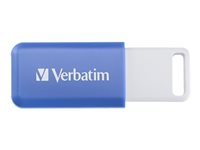 Verbatim DataBar - Clé USB - 64 Go - USB 2.0 - bleu 49455