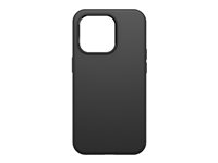 OtterBox Symmetry Series - Coque de protection pour téléphone portable - antimicrobien - compatibilité avec MagSafe - polycarbonate, caoutchouc synthétique - noir - design ultra-élégant - pour Apple iPhone 14 Pro 77-88504