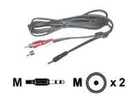 MCL - Câble audio - jack mini mâle pour RCA mâle - 1.5 m MC720-1.5M