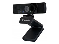 Verbatim AWC-03 - Webcam - couleur - 3840 x 2160 - 4K - audio - USB 2.0 49580