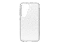 OtterBox Symmetry Series - Coque de protection pour téléphone portable - clair - polycarbonate, caoutchouc synthétique - stardust (paillettes transparentes) - pour Samsung Galaxy S23 77-91230