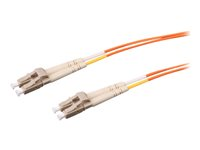 Uniformatic - Câble réseau - LC multi-mode (M) pour LC multi-mode (M) - 5 m - fibre optique - 50 / 125 microns - OM2 - orange 21174