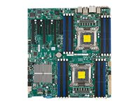 SUPERMICRO X9DAi - Carte-mère - ATX étendu - Socket LGA2011 - 2 CPU pris en charge - C602 - USB 3.0, FireWire - 2 x Gigabit LAN - audio HD (8 canaux) MBD-X9DAI-O