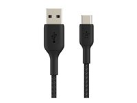 Belkin BOOST CHARGE - Câble USB - 24 pin USB-C (M) pour USB (M) - 15 cm - noir CAB002BT0MBK