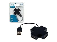 MCL Samar USB2-MX104/N - Concentrateur (hub) - 4 x USB 2.0 - de bureau USB2-MX104/N